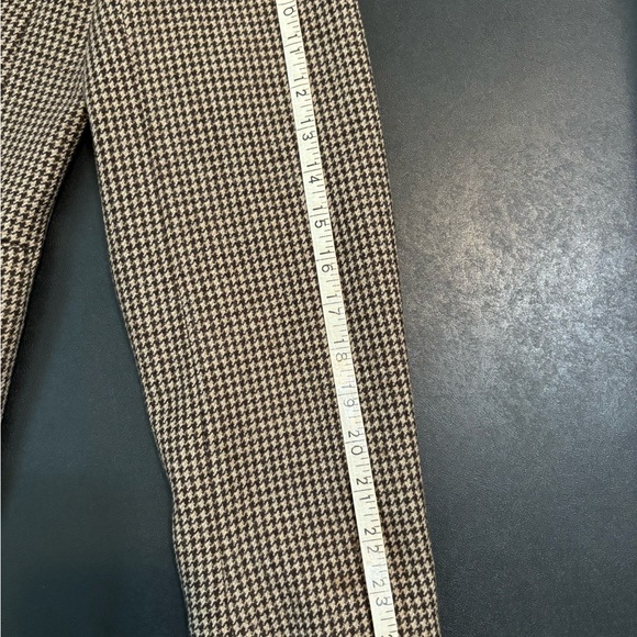 Talbots wool blazer brown/tan excellent condition checkered tweed size 10  - Picture 11 of 11
